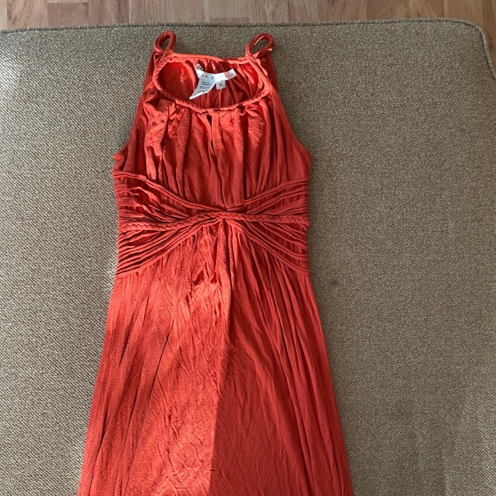 Orange dress